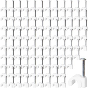 Uchwyt kablowy do przewodów okrągły wbijany fi 4 mm FLOP4 100szt.