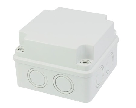 Puszka hermetyczna natynkowa 108x108x76mm IP44 szara PH‑1B.2 28.15