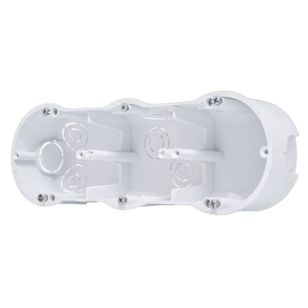 Puszka podtynkowa potrójna 60mm regips biała PKw‑3 13.73