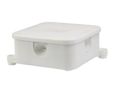Puszka n/t hermetyczna z zaciskami 1‑4mm2 88x88x40mm IP44 biała VP 061‑51 61.170