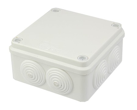 Puszka hermetyczna natynkowa 108x108x56mm IP44 biała PH‑1A.3B 28.131