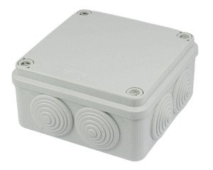 Puszka hermetyczna natynkowa 108x108x56mm IP44 szara PH‑1A.3 28.13