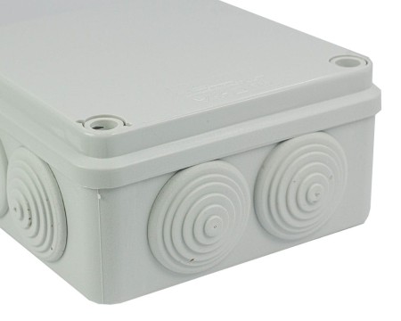 Puszka hermetyczna natynkowa 108x108x56mm IP44 szara PH‑1A.3 28.13