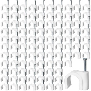 Uchwyt kablowy do przewodów okrągły wbijany fi 12 mm FLOP12 100szt.