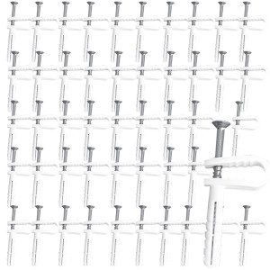 Uchwyt montażowy do przewodów płaskich max 4x2,5 kołek 6mm Upp 50szt.