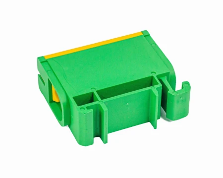 Blok rozdzielczy‑odgałęźny 1‑polowy AL/CU 2,5‑50mm2 żółto‑zielony montaż płaski i na szynę TH WLZ35P/50/z 48.552