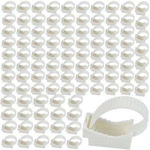 Uchwyt paskowy do montażu przewodów 9-22 mm biały UP22 100szt.