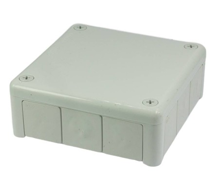 Puszka n/t hermetyczna pusta 118x118x46mm IP55 popiel VP 051‑03 61.155