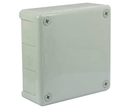 Puszka n/t hermetyczna pusta 118x118x46mm IP55 popiel VP 051‑03 61.155