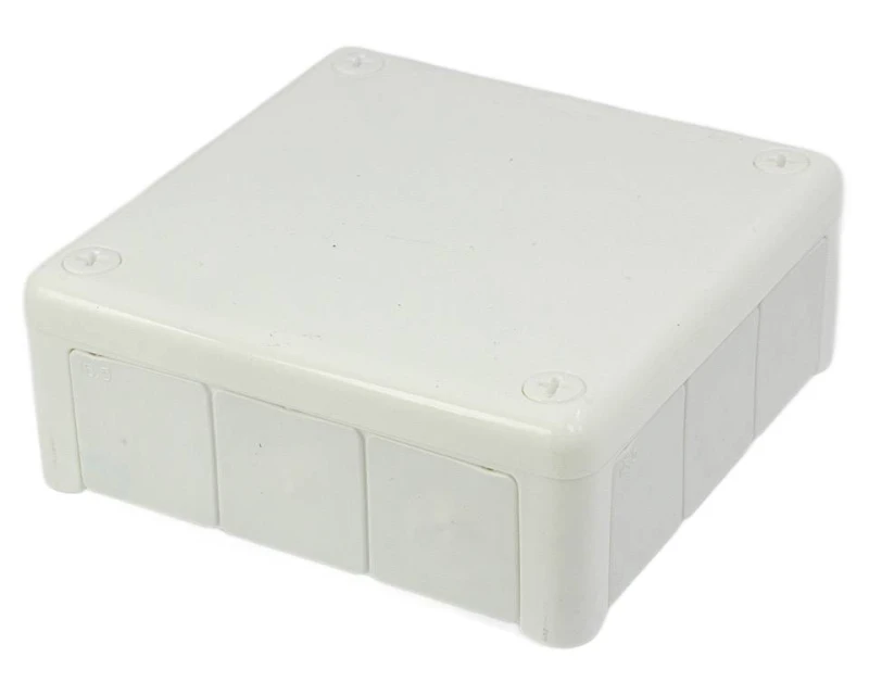 Puszka n/t hermetyczna pusta 118x118x46mm IP55 biała VP 051‑01 61.153