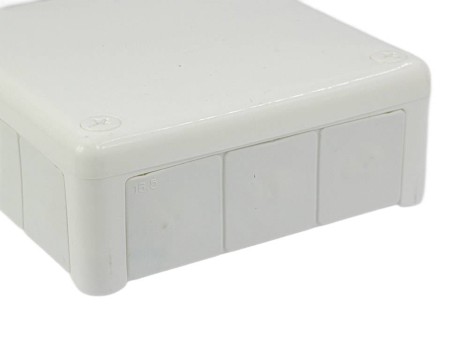 Puszka n/t hermetyczna pusta 118x118x46mm IP55 biała VP 051‑01 61.153