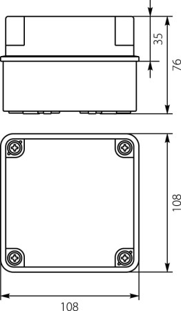 Obudowa hermetyczna OH‑1B.1 29.15