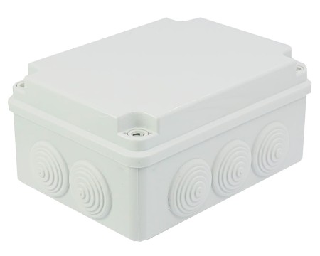 Puszka n/t hermetyczna pusta z membranami 158x118x76 IP65 szara PH‑2A.3 28.23