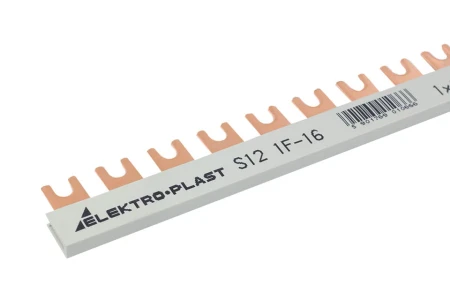 Szyna łączeniowa 1P 80A 16mm2 widełkowa 12 modułów