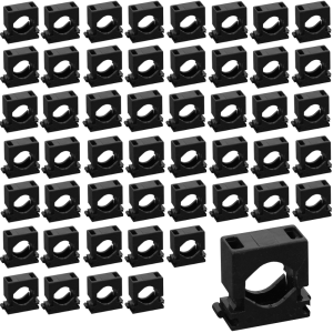 Uchwyt montażowy do przewodów UM24 czarny 50szt.