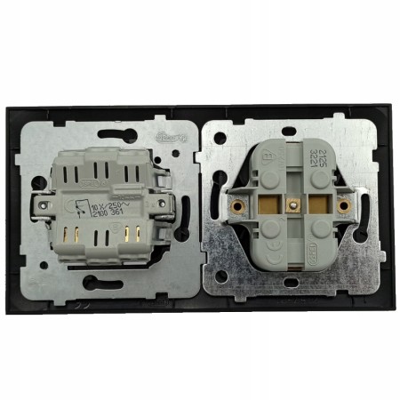 Gniazdo Gniazdko Podwójne Włącznik Pojedynczy Ospel Aria