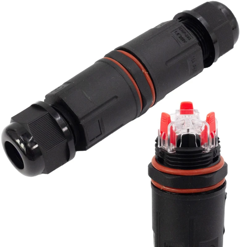 Złączka kablowa mufa hermetyczna 3x1,5mm2 16A 250V IP68