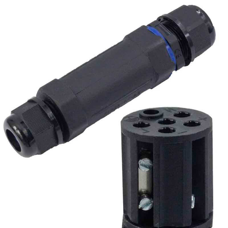 Złączka kablowa mufa hermetyczna 5x2,5mm2 16A 250V IP68