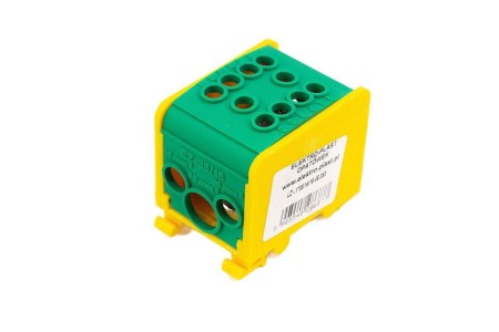 Odgałęźnik Instalacyjny AL/CU przewodu PE 1x6-25mm2 2x2,5-10mm2 690V