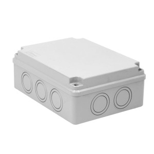 Puszka hermetyczna natynkowa 198x148x76mm IP44 szara