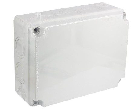 Puszka hermetyczna natynkowa 198x148x76mm IP44 szara