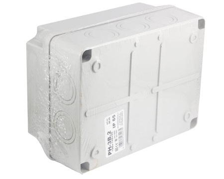 Puszka n/t 198mm 148x 96mm tworzywo IP64 szary