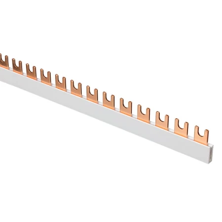 Szyna łączeniowa 1P 63A 12mm2 widełkowa 18 modułów 1F S18