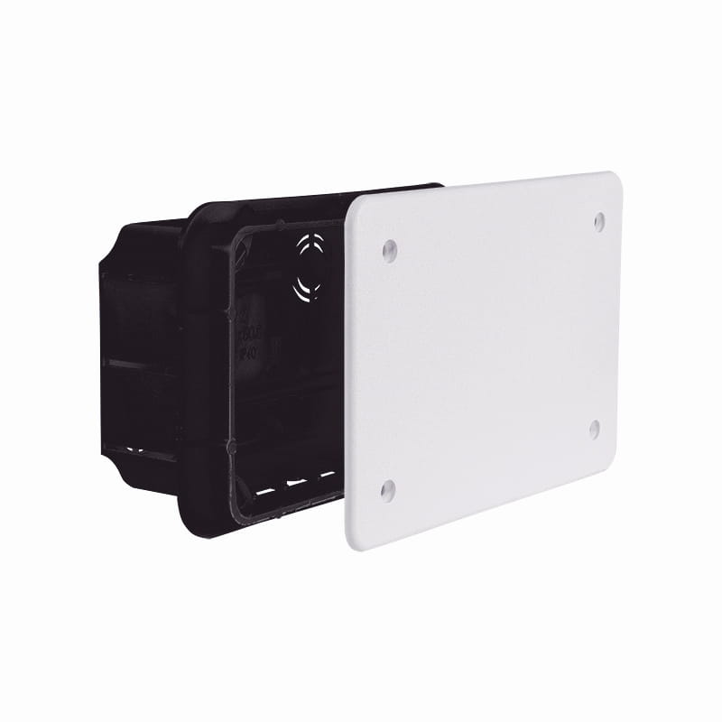 Puszka podtynkowa z tworzywa sztucznego z pokrywką 76x116x52mm