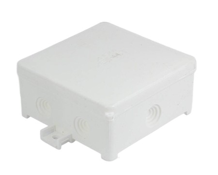 Puszka instalacyjna natynkowa 80x80x41mm IP44 biała