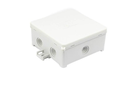 Puszka instalacyjna natynkowa 80x80x41mm IP44 szara