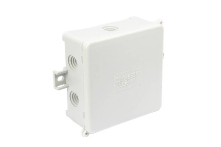 Puszka instalacyjna natynkowa 80x80x41mm IP44 szara