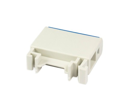 Blok rozdzielczy 1‑polowy AL/CU 2,5‑16mm2 niebieski montaż na szynę TH
