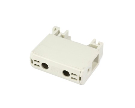Blok rozdzielczy‑odgałęźny 1‑polowy AL/CU 2,5‑16mm2 szary montaż płaski i na szynę TH