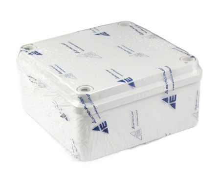 Puszka hermetyczna natynkowa 108x108x56mm IP65 szara
