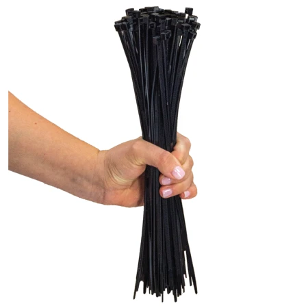 Opaska kablowa 4,5mm 250mm czarna UV 250/4,5 OZC 45‑250 100szt