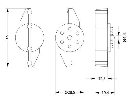 Kołek montażowy do styropianu 4szt 78 mm
