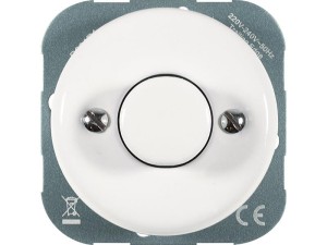 Ściemniacz oświetlenia LED 'Retro ceramic', max. 250W (150W LED) WIFI, TUYA, biały