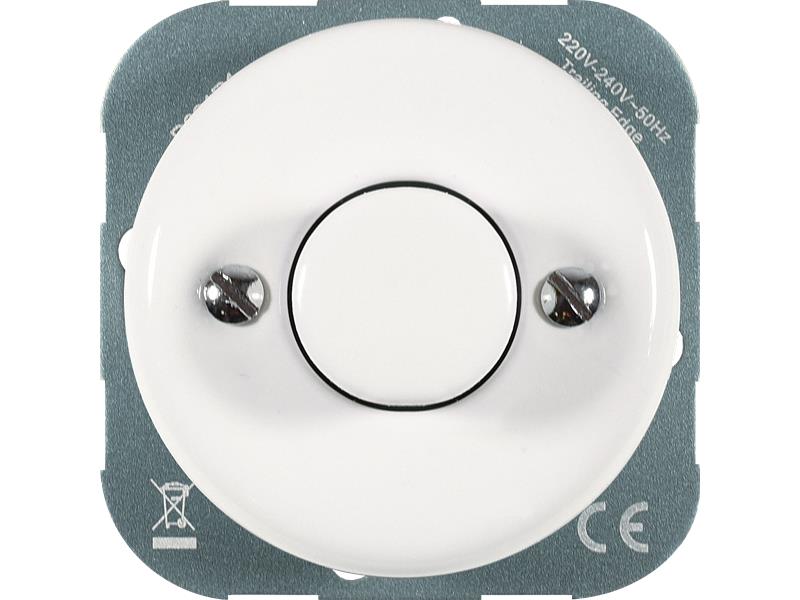 Ściemniacz oświetlenia LED 'Retro ceramic', max. 250W (150W LED) WIFI, TUYA, biały