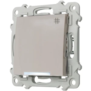 Ospel szafir Łącznik krzyżowy z podświetleniem białym kolor KASZMIROWY BEŻ ŁP-4ZS/m/83