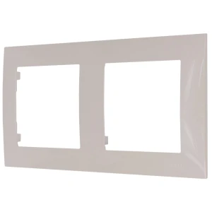 Ospel szafir Ramka podwójna kolor KASZMIROWY BEŻ R-2Z/83