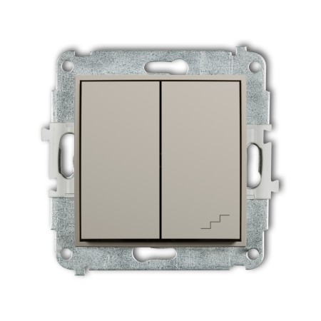 Karlik ICON Mechanizm łącznika jednobiegunowego ze schodowym (wspólne zasilanie) 60IWP-10.1