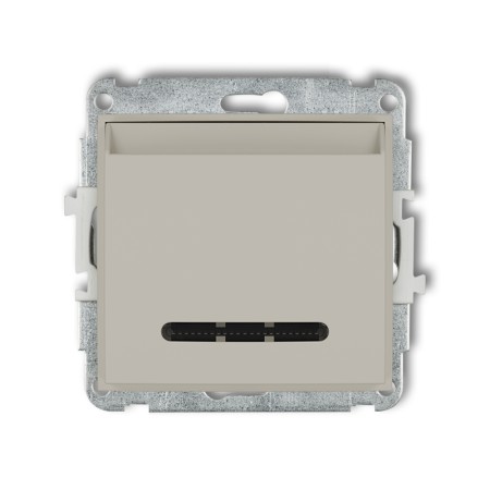 Karlik ICON Mechanizm łącznika hotelowego podwójnego (podświetlenie białe) 60ISH-2.1