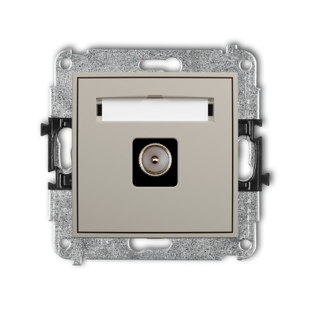 Karlik ICON Mechanizm gniazda antenowego pojedynczego TV 60IGTV-1