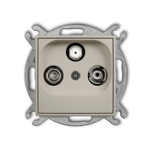 Karlik ICON Mechanizm gniazda abonenckiego RTV-SAT końcowego multimedialnego (Internet) 60IGM