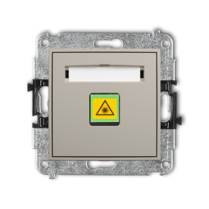 Karlik ICON Mechanizm gniazda światłowodowego/optycznego pojedynczego 60IGOP-1