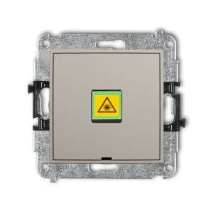 Karlik ICON Mechanizm gniazda światłowodowego/optycznego pojedynczego, bez pola opisowego 60IGOPBO-1