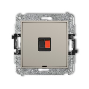 Karlik ICON Mechanizm gniazda głośnikowego pojedynczego, bez pola opisowego 60IGGBO-1