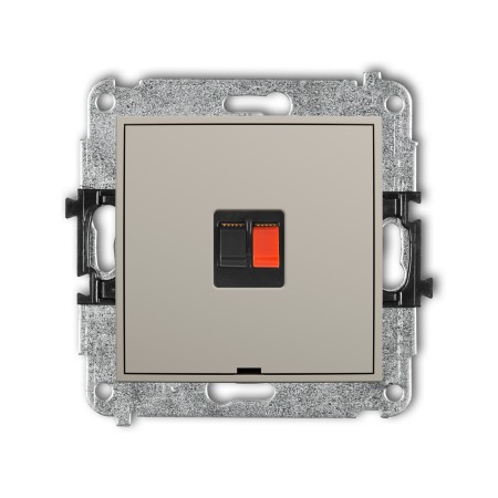 Karlik ICON Mechanizm gniazda głośnikowego pojedynczego, bez pola opisowego 60IGGBO-1