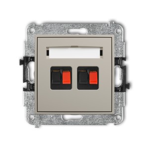 Karlik ICON Mechanizm gniazda głośnikowego podwójnego 60IGG-2