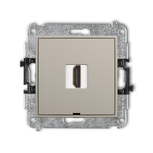 Karlik ICON Mechanizm gniazda pojedynczego HDMI 2.1, 8K, bez pola opisowego 60IHDMIBO-5